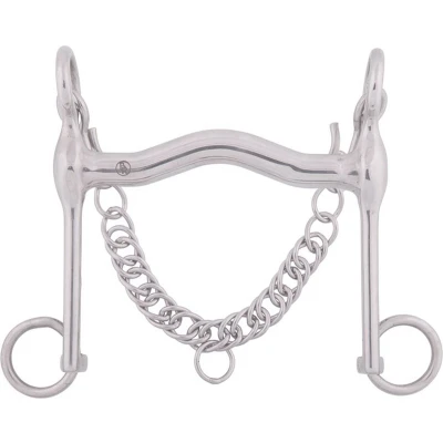 Afbeelding van BR Dressuurstang 15 mm massief 14,5 RVS Grijs