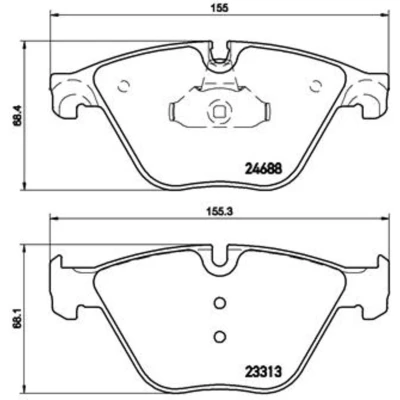 Afbeelding van Brembo Remblokset P 06 074