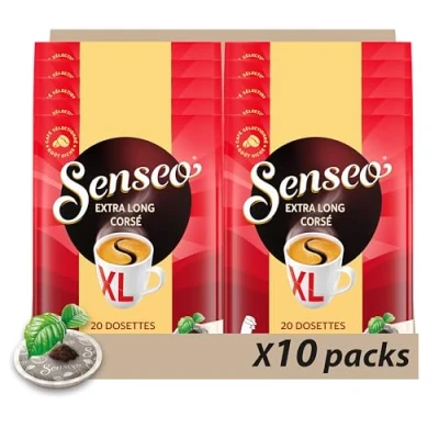Afbeelding van Senseo Café 200 koffiecapsules extra lang vol (10 x 20 stuks)