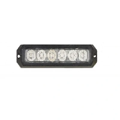 Afbeelding van ORANJE bumper flitser E keurmerk R65 6 LED Compact synchronisatie