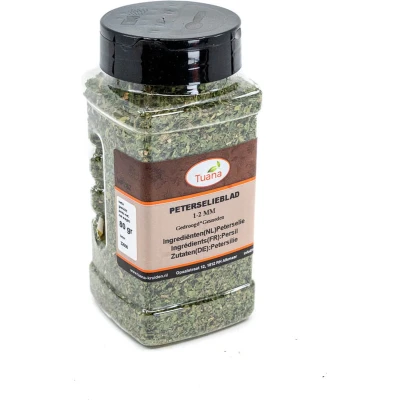 Afbeelding van Tuana Kruiden Peterselie Gesneden (2mm) Strooibus 25 Gram Zonder Zout MP0214