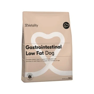Afbeelding van Vetality Hondenvoer Droog Licht Verteerbaar Hondenvoer, Laag in Vet Voordeelverpakking 2 x 3 kg Dieetvoeding Hond Ondersteunt bij Maag en Darm Problemen