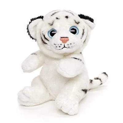 Afbeelding van Uni Toys Witte tijger pluche 16 cm (hoogte) wild dier dier, knuffeldier
