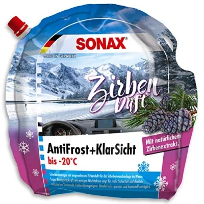 Afbeelding van SONAX AntiFrost+KlarSicht arve gebruiksklaar tot 20 C (3 liter) snelle, streepvrije en effectieve ruitenreiniger voor de winter art.nr. 01314410