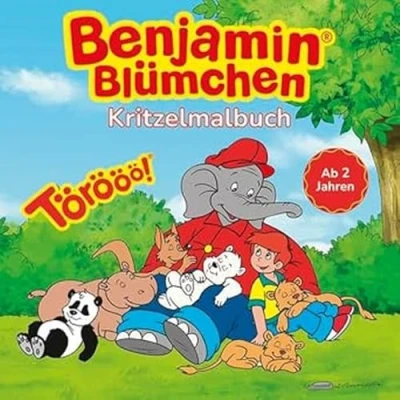 Afbeelding van Benjamin Blümchen Kritzelmalbuch ab 2 Jahren