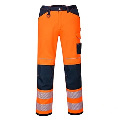 Afbeelding van Portwest PW340 PW3 Hi Vis Broek, Oranje/Marine, Normaal, Grootte 28
