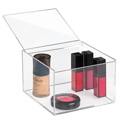 Afbeelding van Opbergbox iDesign Clarity Transparant (15,4 x 15,2 10,2 cm)