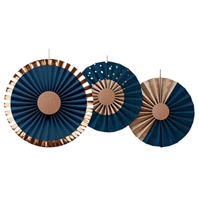 Afbeelding van Folat Honeycombs Elegant True Blue 3 stuks