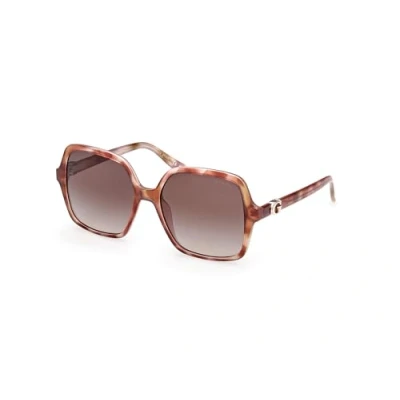 Afbeelding van Guess Donna GU00190 47F Occhiali da sole Metallo Marrone Squadrata Normale