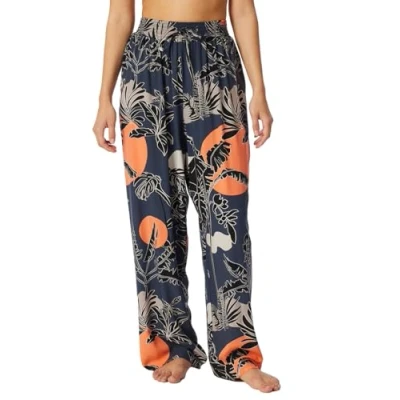 Afbeelding van Schiesser Dames Slaapbroek Lange Geweven Broek Mix Relax Pyjamabroek, Multicolor 3_181198, 40, 40