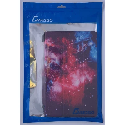 Afbeelding van Tablet hoes geschikt voor Samsung Galaxy Tab S7 Plus (2020) Tri Fold Book Case
