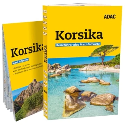 Afbeelding van ADAC Reiseführer plus Korsika: Mit Maxi Faltkarte und praktischer Spiralbindung
