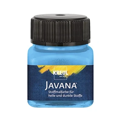 Afbeelding van Javana lichtblauwe textielverf 20ml Voor licht en donker gekleurd textiel