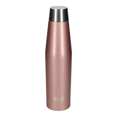 Afbeelding van BUILT New York Dubbelwandige Thermosfles, 0.54 Liter, Rose/Gold Perfect Seal