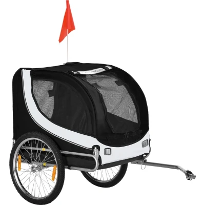 Afbeelding van PawHut Hondenkar fietskar honden fiets kar hondendrager B4 0003 029