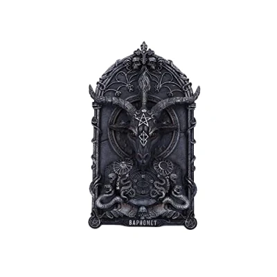Afbeelding van Nemesis Now Baphomet&#039;s Invocation Muurplaque, Zwart, 30,5cm