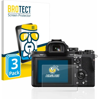 Afbeelding van BROTECT Screenprotector voor Sony Alpha 7 II (ILCE 7M2) Folie Beschermfolie Beschermglas transparant (3 Stuks)