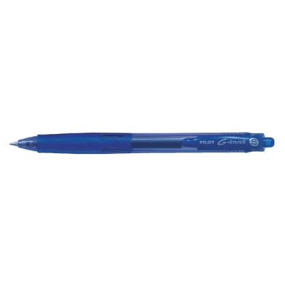 Afbeelding van Gelschrijver PILOT G knock Begreen blauw 0.4mm