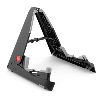 Afbeelding van Tiger GST63 BK A Frame Gitaarstandaard Draagbare Opvouwbare voor elektrische, akoestische, klassieke en basgitaren, zwart