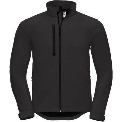Afbeelding van Russell Heren waterbestendig &amp; winddicht Softshell jasje (Zwart)