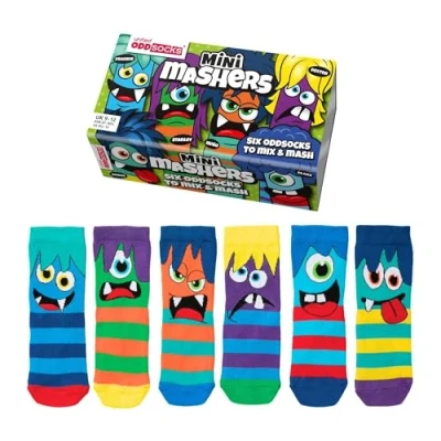 Afbeelding van trendaffe Oddsocks Fairytale Friends Sokken met eenhoorn, set van 6