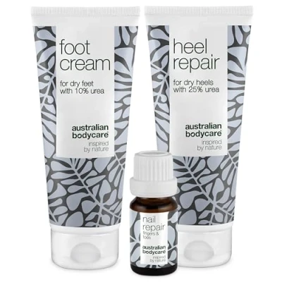 Afbeelding van Australian Bodycare Voet en Nagelverzorgingspakket voor Eelt 3 Producten de Verzorging van Droge Voeten, Hielscheuren, Verkleurde Nagels