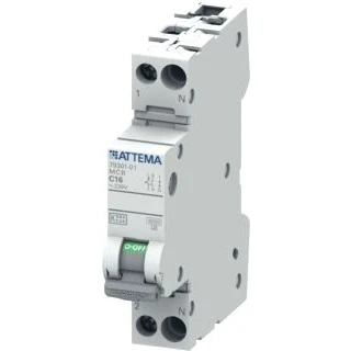 Afbeelding van Attema installatieautomaat 1p n 16a c kar at90203