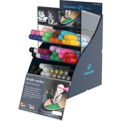 Afbeelding van Acryl Marker Schneider Paint it 320 4mm SIS display Engels