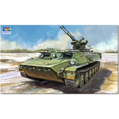 Afbeelding van 1:35 Trumpeter 09618 MT LB with zu 23 2 Plastic Modelbouwpakket