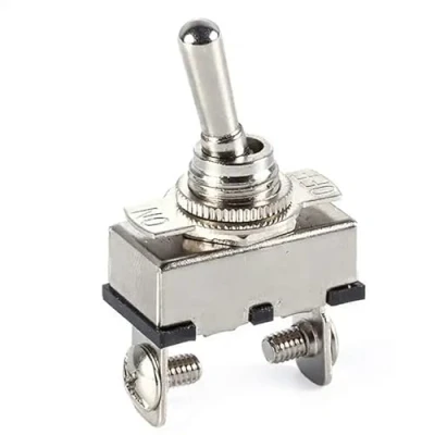 Afbeelding van Auto tuimelschakelaar SPST 2 pins aan/uit schakelaar DC 12V 24V 20A, AC 10A 125V metalen voor auto, boot, etc ASW 16 101