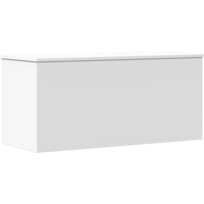 Afbeelding van vidaXL Opbergbox 100x42x46 cm bewerkt hout wit
