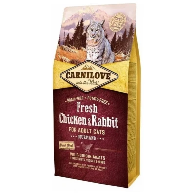 Afbeelding van Carnilove Fresh Chicken &amp; Rabbit Kattenvoer 6 kg