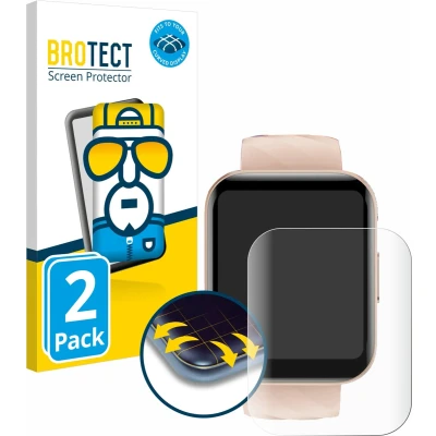 Afbeelding van BROTECT Volledig bedekkende screen protector, Smartwatch beschermfolie, Transparant