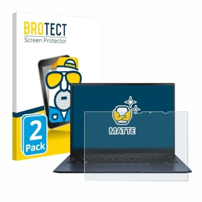 Afbeelding van BROTECT (2 Stuks) Antireflecterende Beschermfolie voor ASUS ZenBook S 13 Flip OLED Anti Glare Screen Protector, Mat, Ontspiegelend