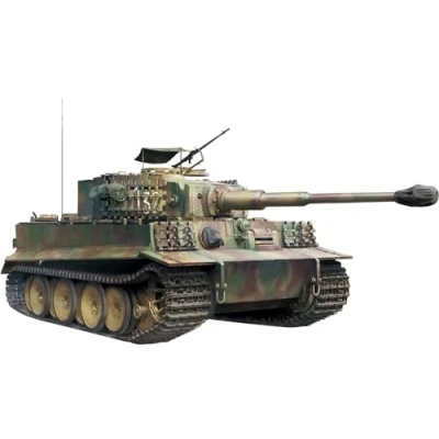 Afbeelding van 1:35 Takom 2198 Tiger I Mid Production w/Zimmerit Sd.Kfz. 181 Pz.Kpfw. VI Ausf. E Plastic Modelbouwpakket