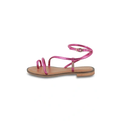 Afbeelding van Les Tropeziennes par M Belarbi Hatrio Teensandalen, Dames, Maat: 41, Fuchsia Leer