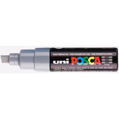 Afbeelding van uni ball Paint Marker op waterbasis Posca PC 8K grijs
