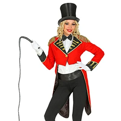Afbeelding van Widmann 48463 Kostuum Circusdirector, Frack, voor dames, carnaval, themafeest, meerkleurig, L