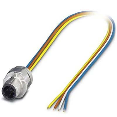 Afbeelding van Phoenix Contact 1552256 Sensor/actuator inbouwconnector M12 Aantal polen: 4 Stekker, inbouw 0.50 m 1 stuk(s)