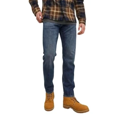Afbeelding van Jack &amp; Jones Comfort FIT MIKE Original SBD 551 Jeans Tapered Fit, Heren, Maat: 38x32, Blue denim
