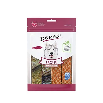 Afbeelding van Dokas Lachs in Streifen 8x100g