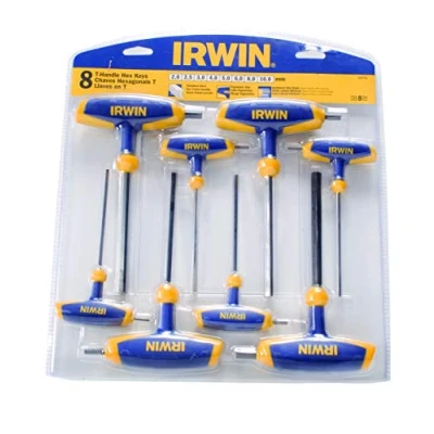 Afbeelding van Irwin IRWT10771 TBK T10771 T handgreep zeskantsleutelset (8 stuks)