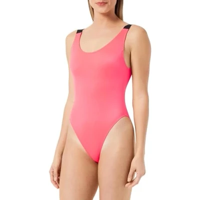 Afbeelding van Calvin Klein Vrouwen Scoop Back Een Stuk KW0KW02576, Rood, XL, XL