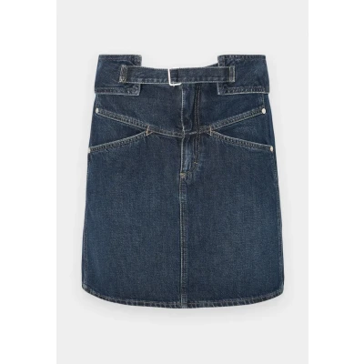 Afbeelding van CLOSED dames Mini spijkerrok met ceintuur in de kleur Indigo, maat: 25