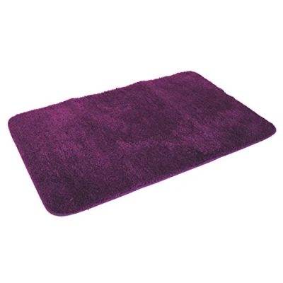 Afbeelding van Kinzler J 10004/101 aubergine badmat, microvezel, 50x80 cm