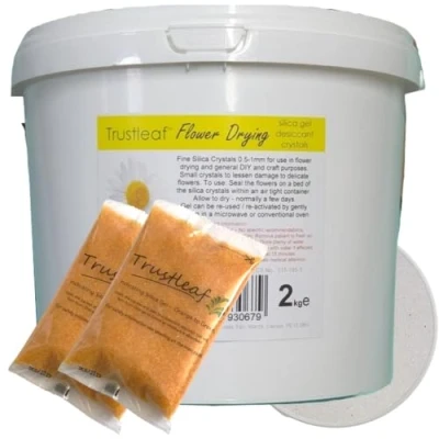 Afbeelding van Trustleaf 2 kg/4,4 lb TUB Bloem Drogen Korrelige Silica Gel Kristallen 0,5 1 mm Graan Zand (2 kg f)