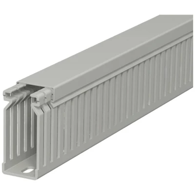 Afbeelding van Obo lk4 bedradingskoker bodemperforatie hxbxl 60x25x2000mm steengrijs ral7030 6178028