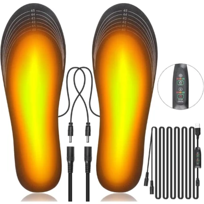 Afbeelding van SelfTek® Verwarmde Zolen Elektrische Inlegzolen Schoenverwarming Draadloos Zooltjes Oplaadbaar