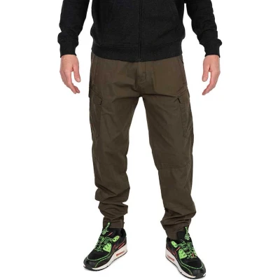 Afbeelding van Fox Collection LW Cargo Trouser Green &amp; Black Visbroek L