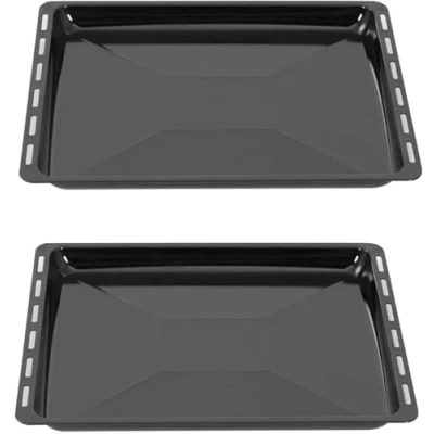 Afbeelding van ICQN Ovenbakplaat Set 2 stuks 465 x 370 30 mm Geëmailleerd
